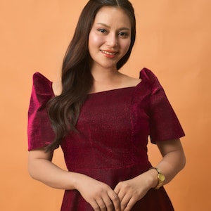 Micah Filipiniana Dress | Camisa Filipina