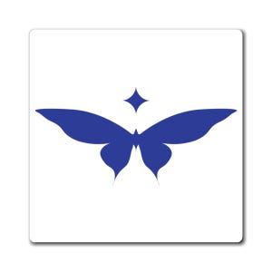 Blue Butterfly Magnets - Home Decor, Kitchen Decoration, Gift, Refrigerator Accessories, Fridge Magnets, Cute Magnet Set