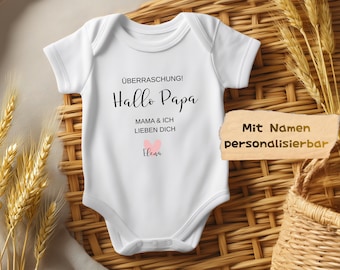 Bester Papa Babybody Personalisiert | Vatertag Outfit 2026 | Geschenk für Ehemann