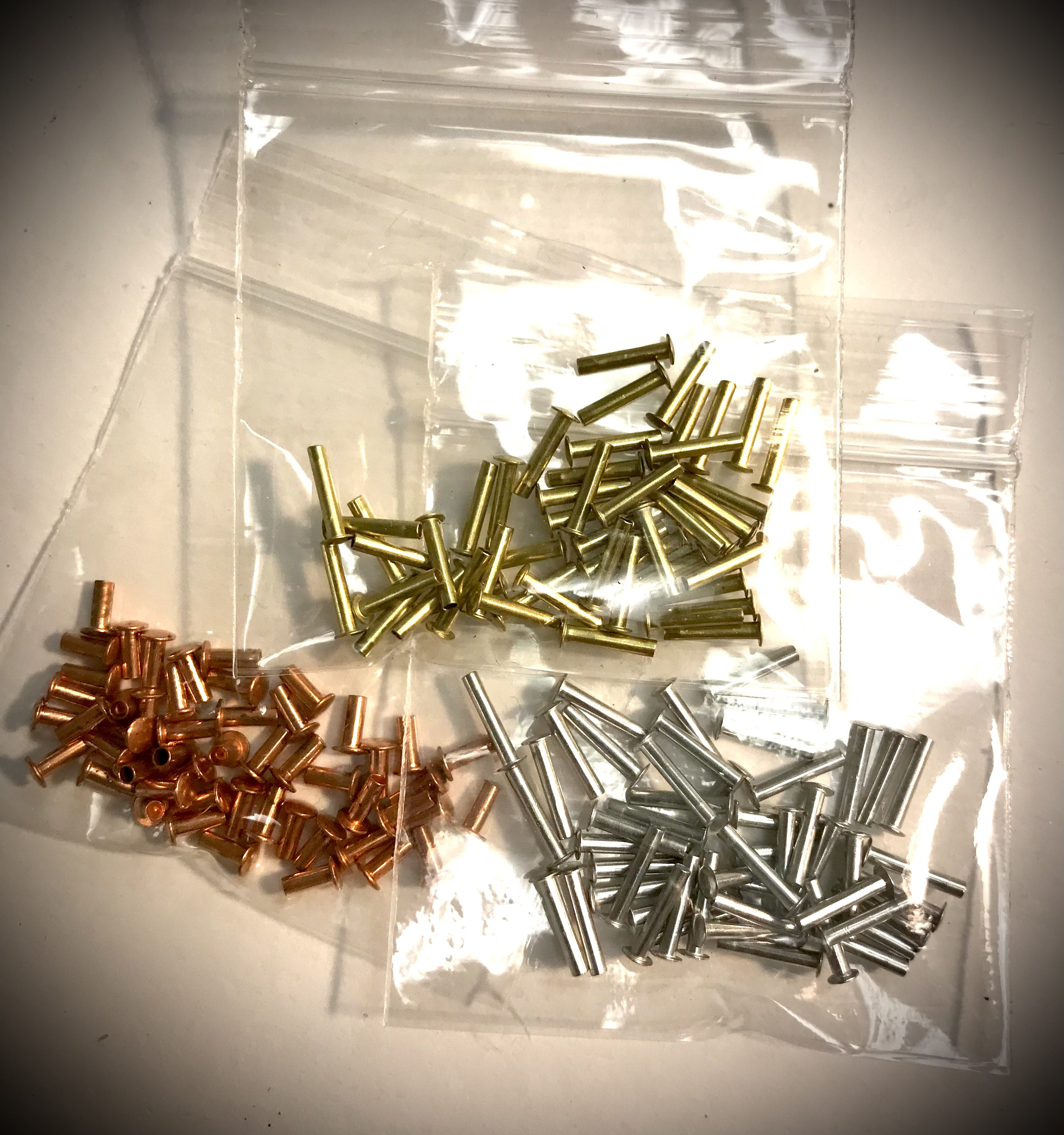 50 Tubular Rivets 1/16 Micro Fasteners Brass Copper Etsy Australia
