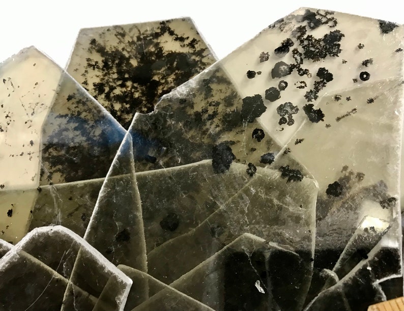 Translucent Mica Mica Heavily Stained Spotted Transparent Pack - Your Choice 2 Ounce, or ...