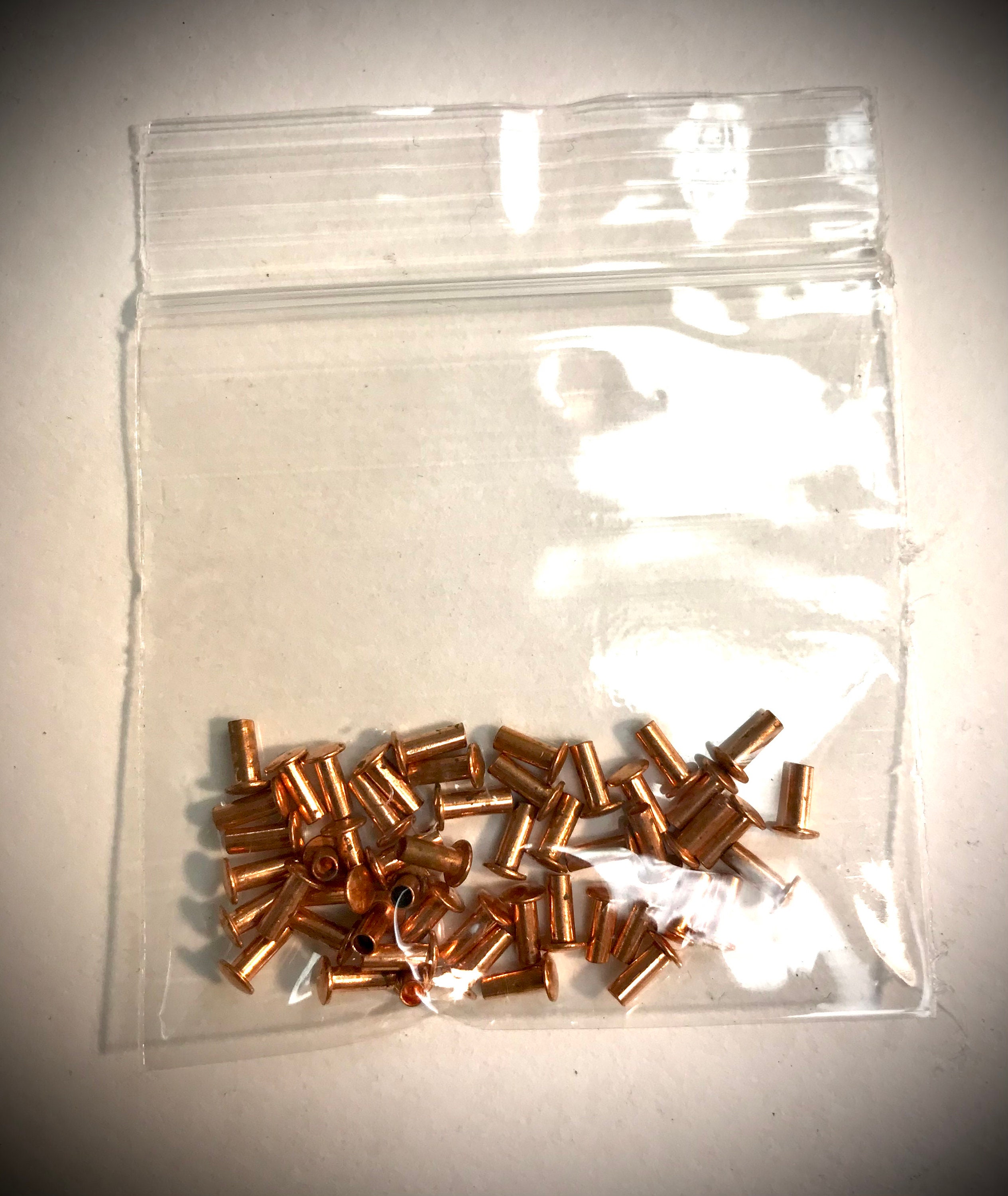 50 Tubular Rivets 1/16 Micro Fasteners Brass Copper Etsy Australia