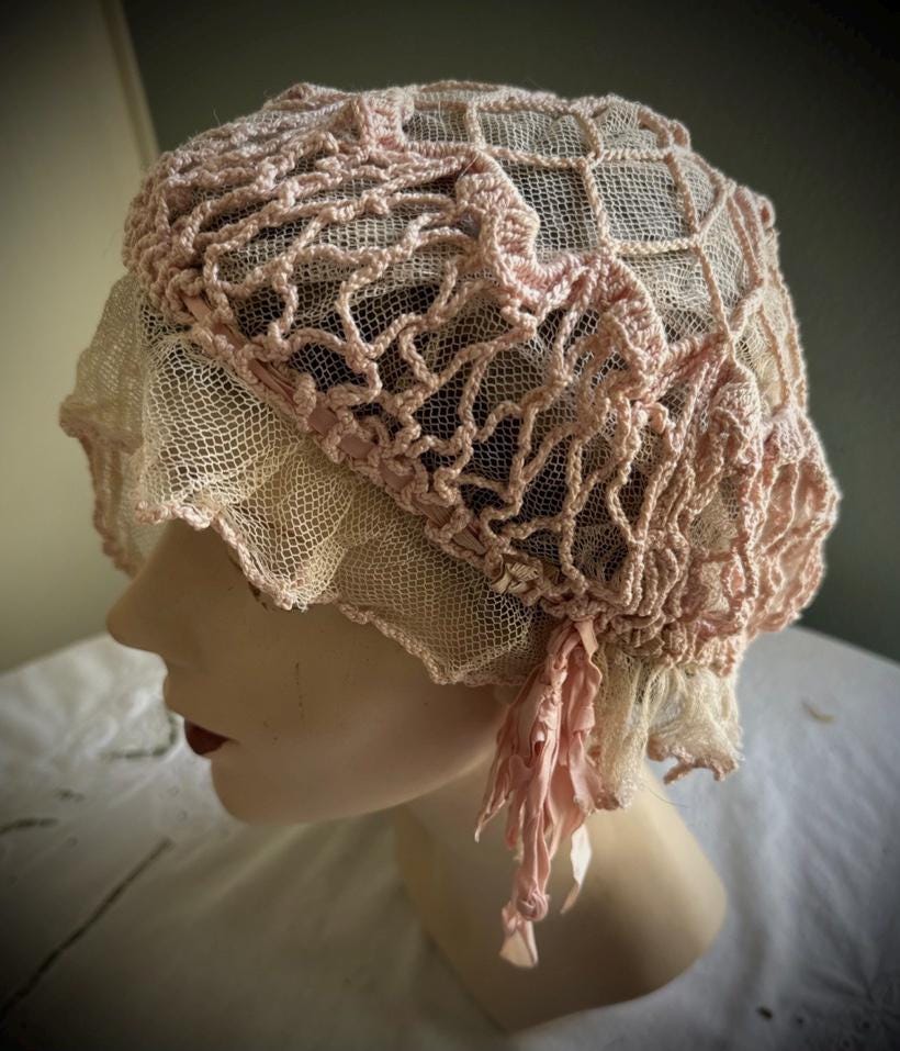 1920's Sleep Bonnet UK