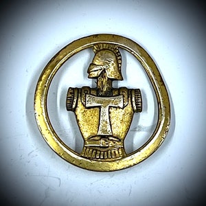 Military Beret Insignia Badge, Pin, Livry Gargan, L. Bichet,  Rare Collectible, Craft Supply