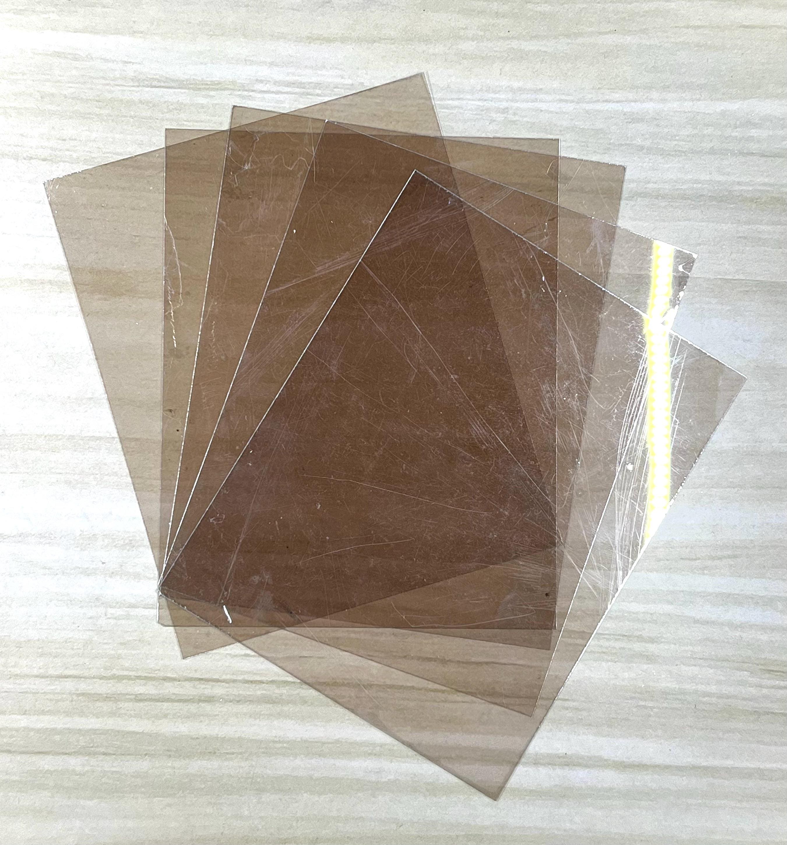 5 Mica Windows, Stove Mica Tiles Pack, Clear Mica, Eisenglass,  Heat Proof, Dielectric, Crafts, 5 Tiles, Size 4” X 4”