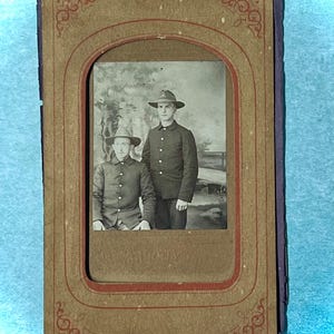 Fotografía antigua de soldados uniformados, guerra india, guerra hispanoamericana, siglo XIX, tropa de caballería B, coleccionable, coleccionable raro