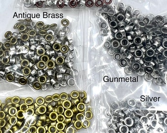 HEEPDD Kit Passacavi 100 Pezzi, Occhielli In Metallo Colorato In - Foto 7