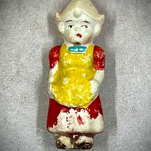 Oh Baby, Baby -Antique Bisque Porcelain Dutch Girl Penny Doll, Japan, Collectible