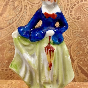 Vintage Sammler besetzte Japan Keramikfiguren, klassische Dame, 1940er Jahre (E)
