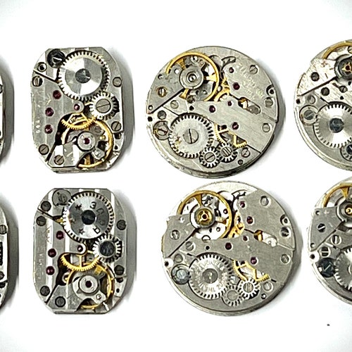 Watch Parts Vintage Watch Movements Parts Lot Grouping of Etsy
