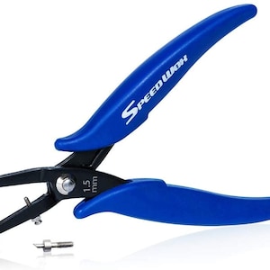 Metal Hole Punch Pliers - Hole Punch Size 1.5mm Diameter Round, Use for Metal 24g Thick, Precision Hole Punch Jewelry Making, Craft Tool