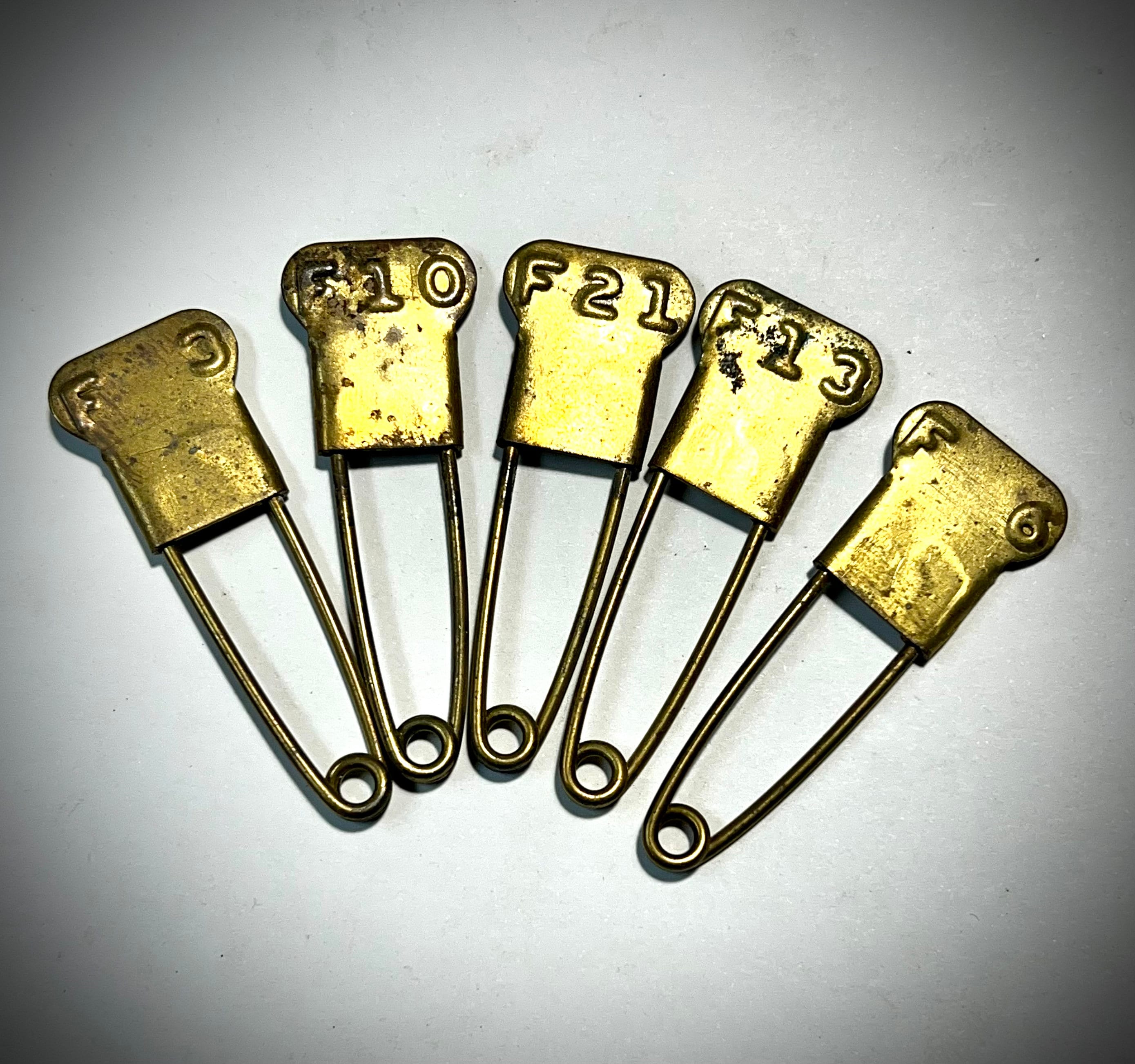 Big Size Metal Safety Pins Extra Large Gold Heavy Duty Safe Pins