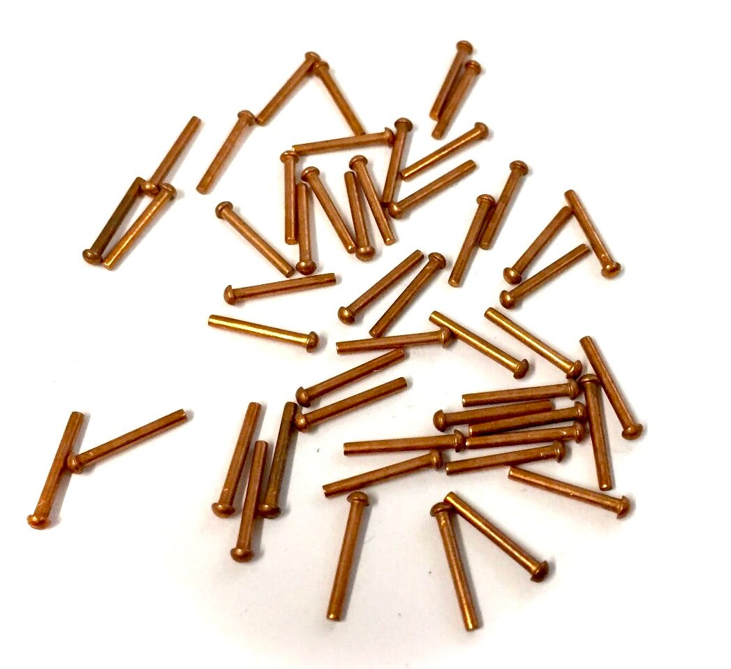 Tiny Micro Mini Fasteners Micro Rivets Copper Etsy