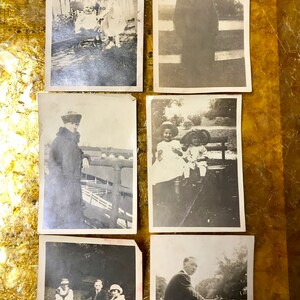Gruppe von Vintage Bildersortimenten - Schwarz-Weiß-Familienbilder - Anfang 1900, Lot # 2