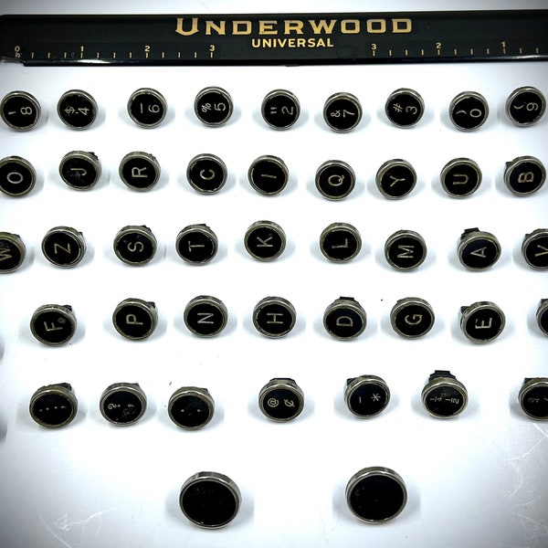 Old Typewriter Keys - Etsy