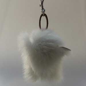 Bag Charm-Rabbit Fur Bunny &quot;Sasha&quot;