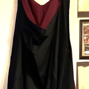 Cloak Renaissance medieval hunters SCA LARP Cosplay Wicca full-length round black hooded