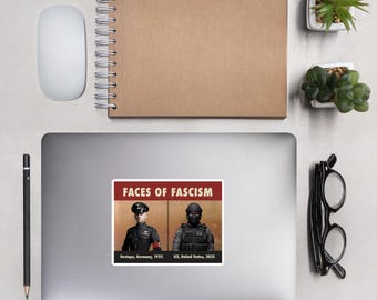 Faces of Fascism Sticker