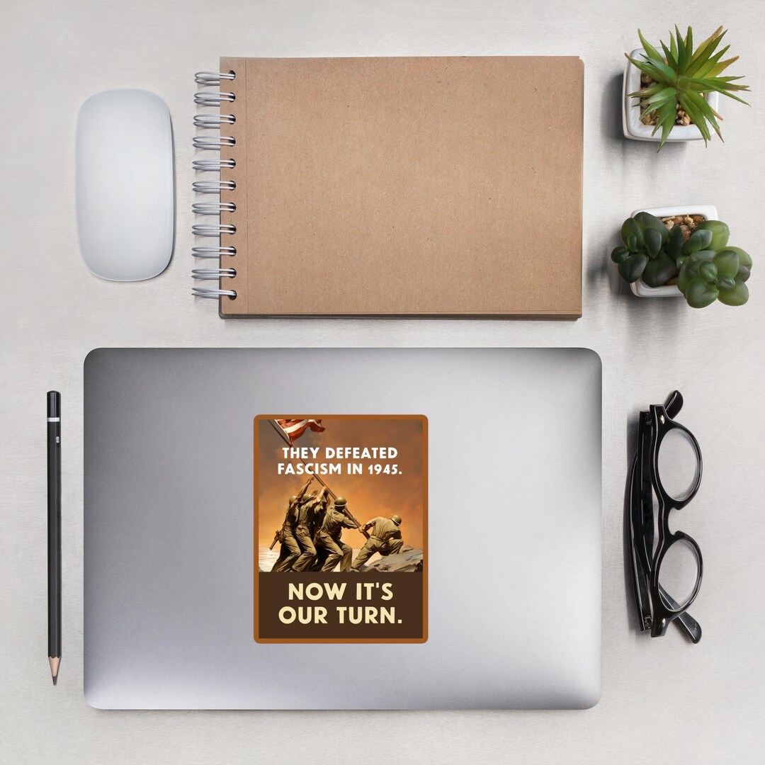 Man Movement Sticker Resistance Movement Sticker: Now It's Our Turn, Progressive, Anti ...