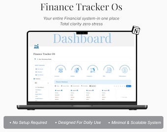 Concept Finance OS | All-in-One Budget and Expense Tracker | Monthly & Quarterly Dashboard | Bills and Subscriptions Tracker