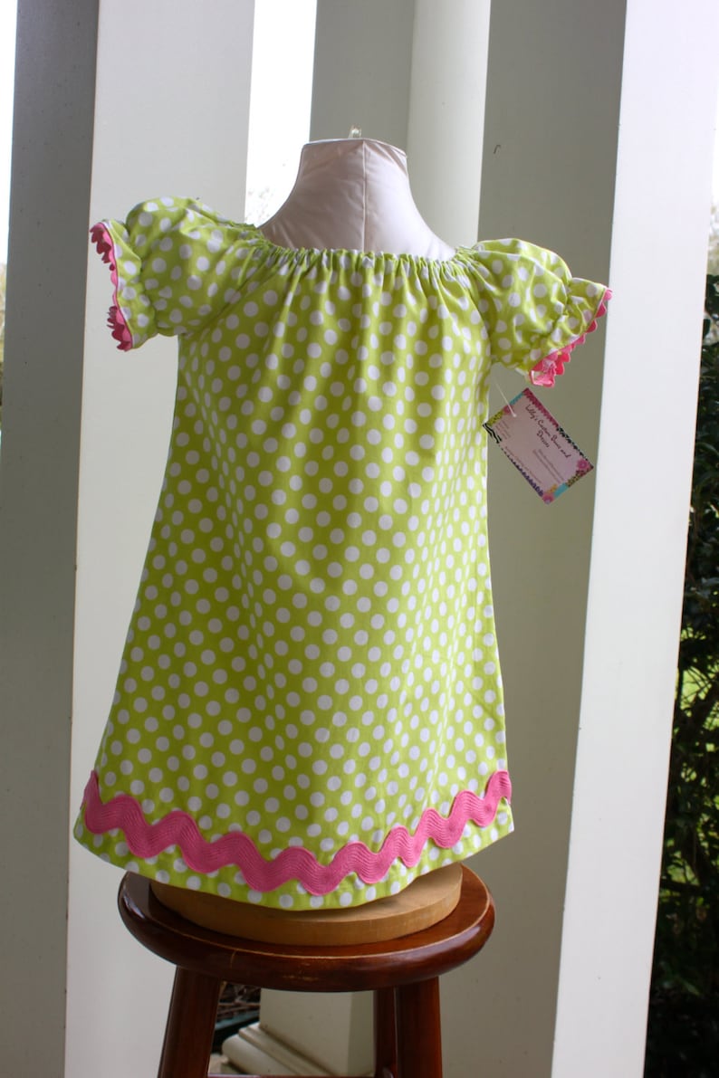 Spring Easter Peasant Dress ready to ship Last one size 3t