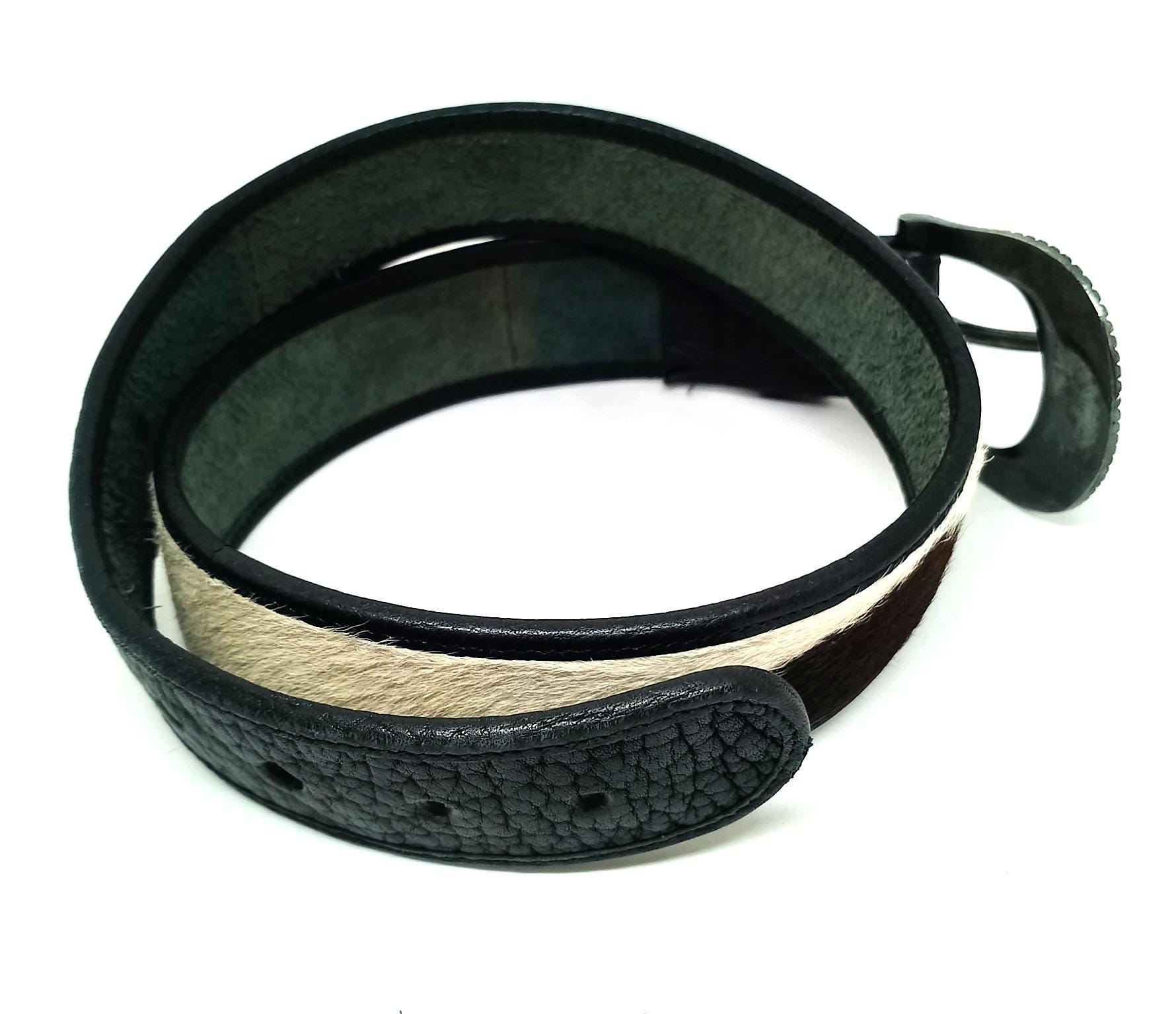 Vintage Gilles Hervé Paris Belt With GH Buckle, Textured  display picture 1