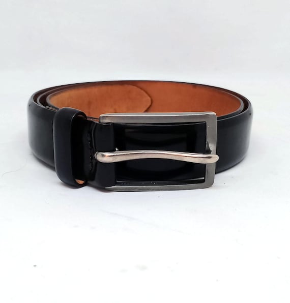 Designer Brown Leather Belt 34\
