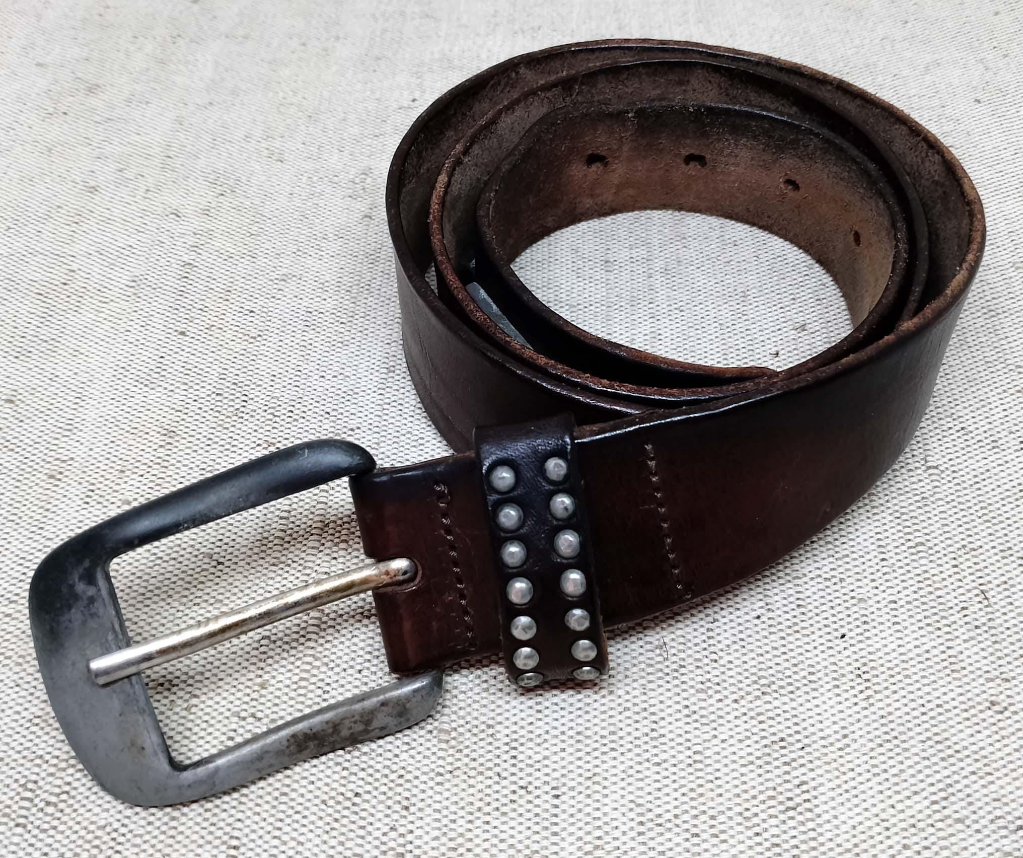 Diesel Vintage 100% Leather Made in Italy Brown‎ Belt Size 95 / 38\