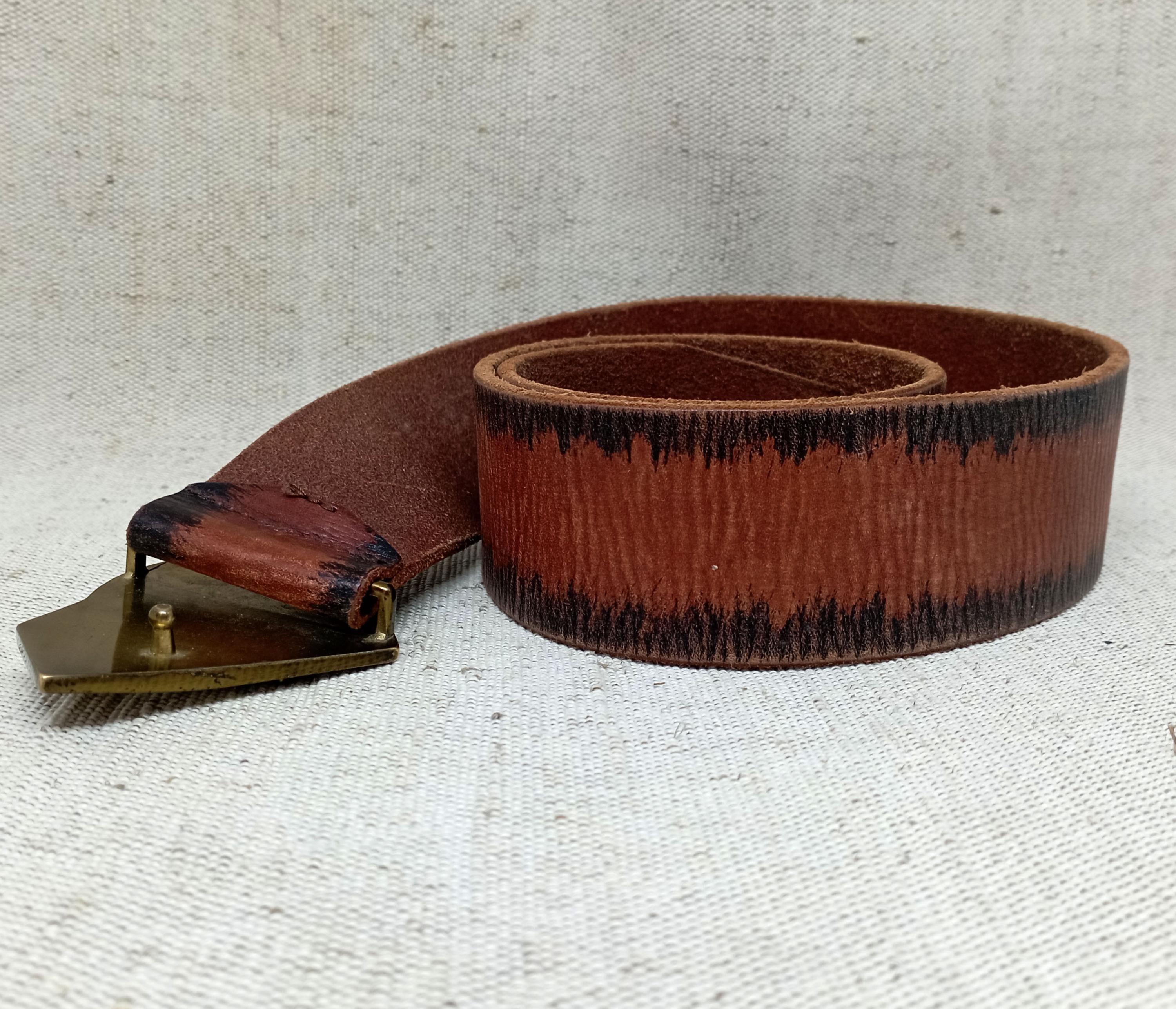 Vintage A/X belt Brown leather A/X belt Women\'s belt size S Retro belt Fancy bel Vintage Leather Belt Women Xs - Etsy main image 3