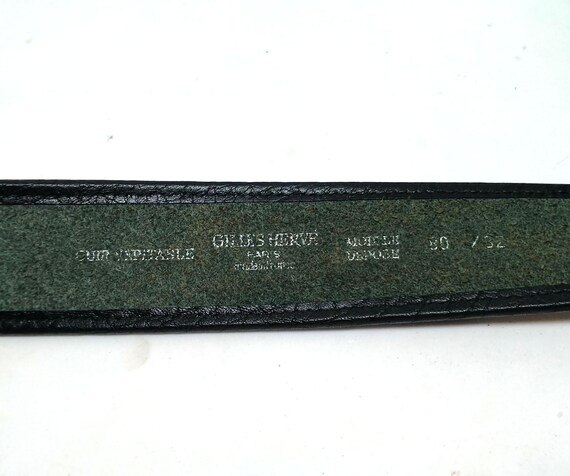 Vintage Gilles Hervé Paris Belt With GH Buckle, Textured  display picture 1