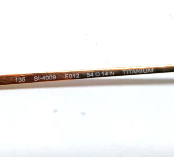 Stepper Titanium Eyeglass Frames SI-4009 F012 – G… - image 5