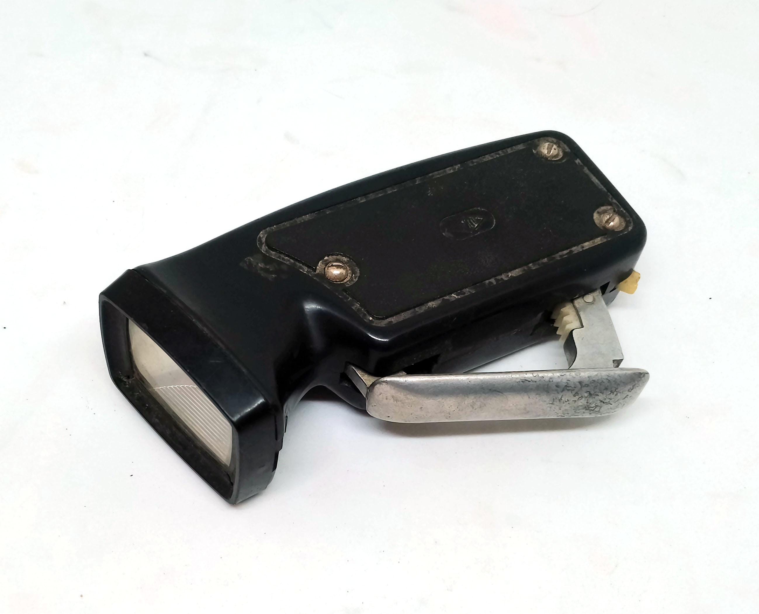 希少80’s RUSTY　本人ハンドシェイプ　ノークラッシュ　送料込み Vintage Soviet Hand-crank Flashlight – Manual Dynamo Power – USSR