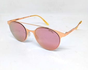 Occhiali da sole Carrera 115/S DDB0J in stile vintage – Montatura in metallo dorato, 50-21-145, usati