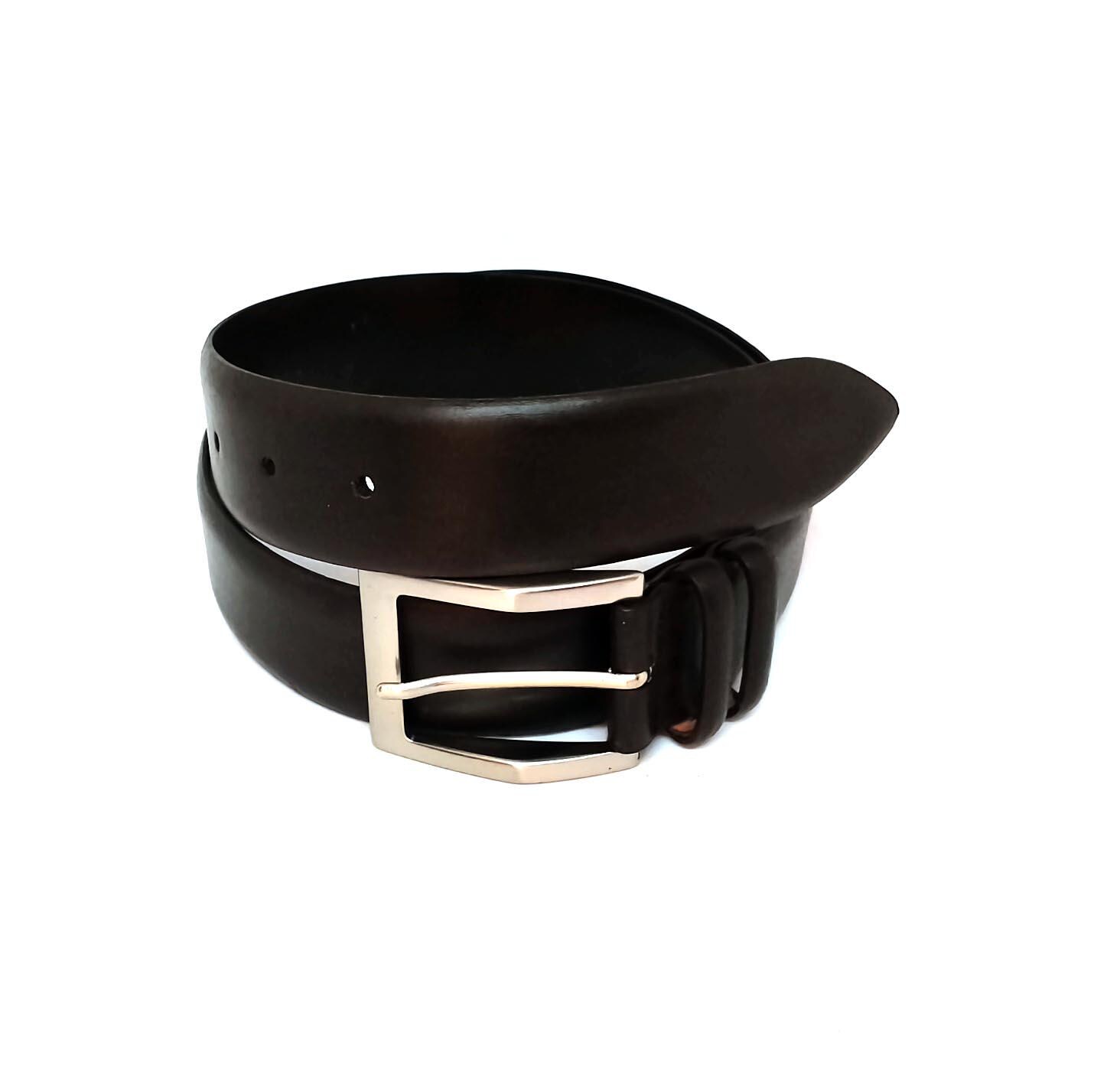 Claudio Orciani Genuine Leather Brown Belt Handmade In Italy For Bonwit Teller Claudio Orciani Brown Leather Metals Belt | eBay main image 2
