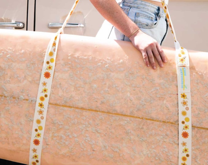 Recycled Polyester Surfboard Carry Strap: Hands-Free Shoulder Sling