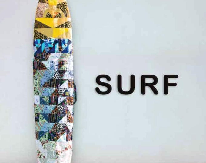 Patchwork Surfboard Sock by Surfboard Soks: Handmade Cotton Shortboard Cover