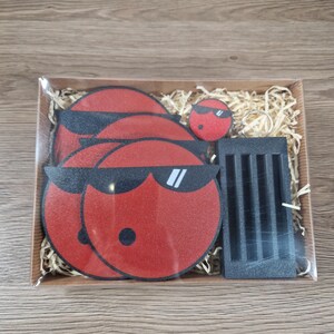 Retro Cool Spot Coaster, Optional Display stand Also available as a Gift Set. image 10