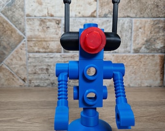 Giant Brick, Lego inspired Robot, Classic Space Droid.