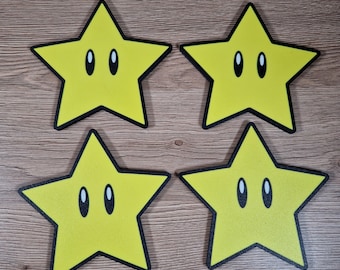 Nintendo Mario Super Star, Optional Display Stand. Also Available As A Gift Set.