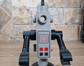 Giant Brick, Lego inspired Robot, Classic Space Droid.