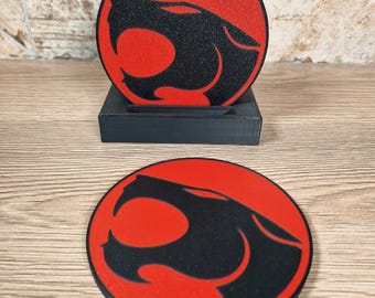 Thundercats Coaster, Optional Display Stand Also Available As A Gift Set