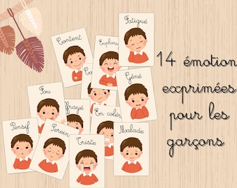 Cartes des Émotions à Imprimer – Outil Montessori & Éducation Émotionnelle