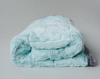 Weighted Minky Blankets - Weighted Blanket -  Child Weighted Blanket - Adult Weighted Blanket - Minky Weighted Blanket -Ships out in ~1 week