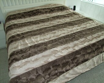 Luxe Minky Blanket - Twin, Double, Full, Queen or King Size MINKY Blanket - Luxe Minky Adult Blanket-