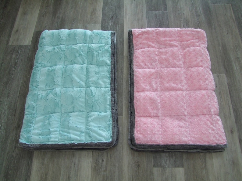 Weighted Minky Blankets - Weighted Blanket - Child Weighted Blanket - Adult Weighted Blanket - Minky Weighted Blanket -Ships out in ~1 week bild 8