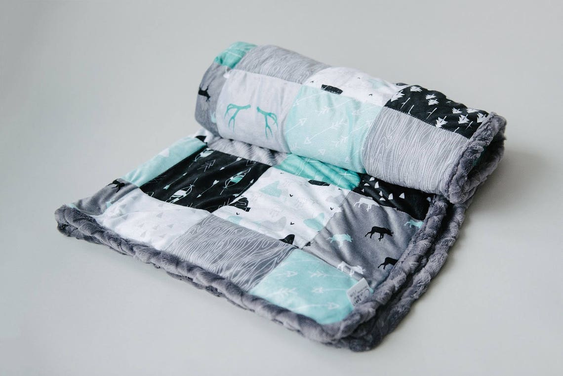 Weighted Minky Blankets Weighted Blanket Child Weighted Etsy Canada