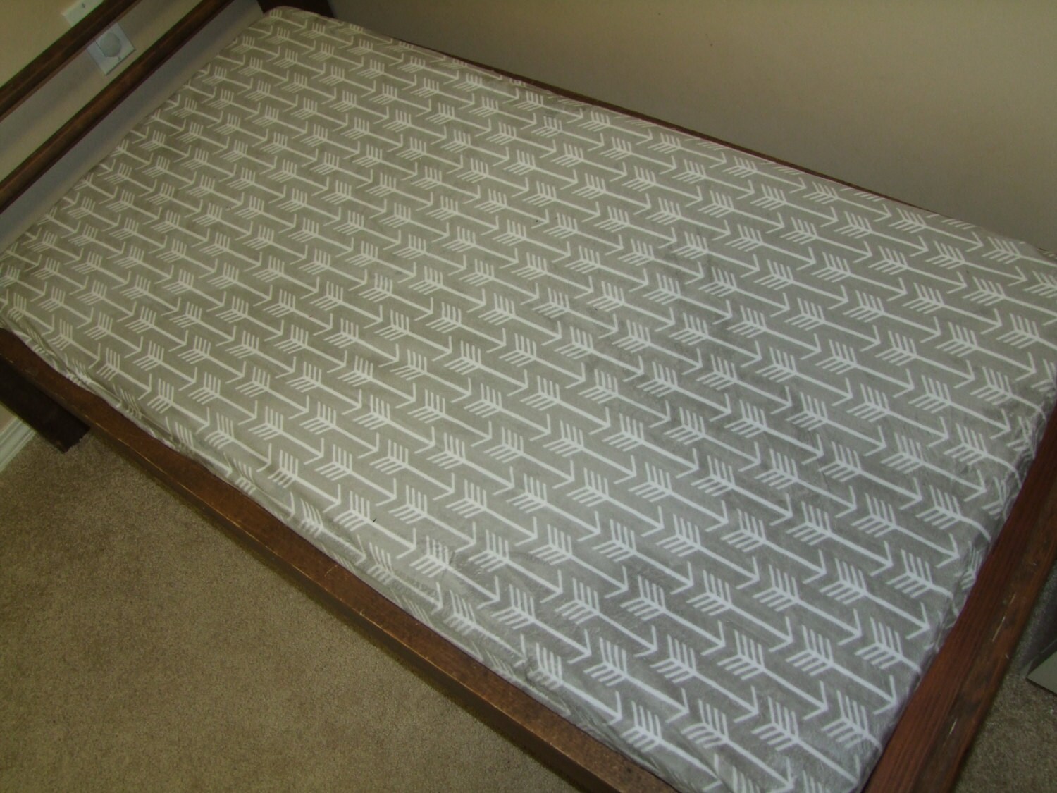 Bear Minky Crib Sheet / Crib Sheet / Twin Sheet Minky Crib Sheet