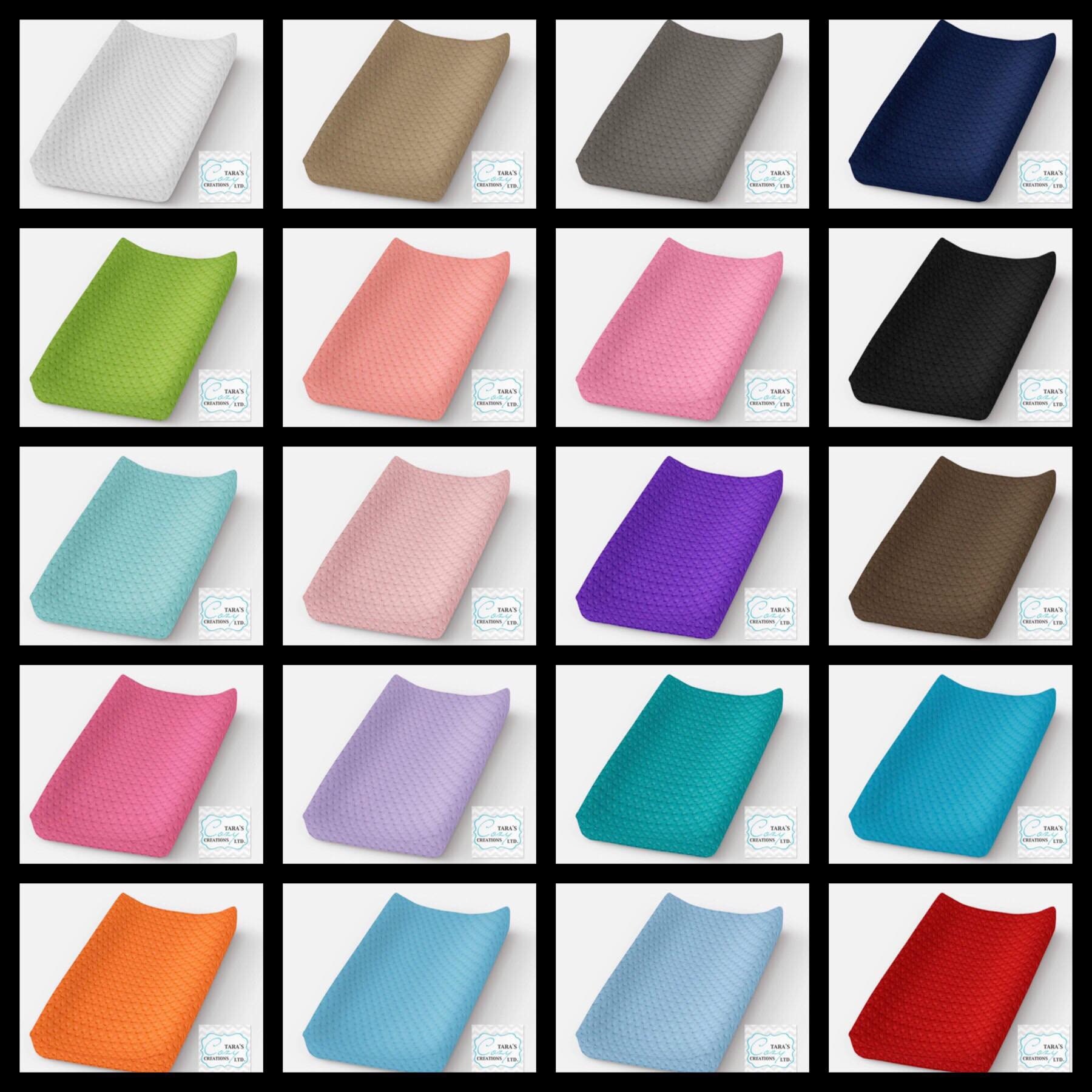 2 MINKY Change Pad Covers Minky Changing Pad Covers Change Etsy