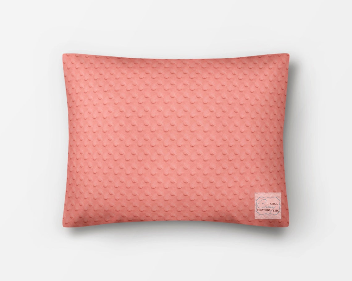 Minky Standard Size Pillowcases in Black or Orange or Hot Pink Etsy