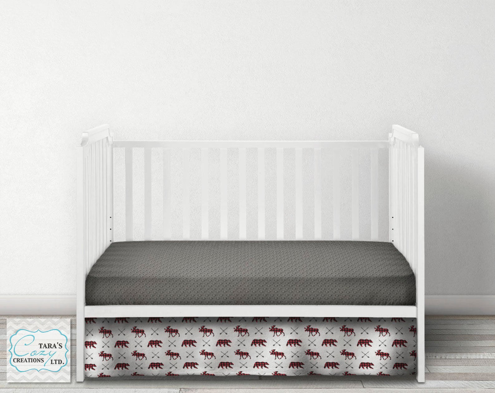 Minky Crib Sheet Gray Crib Sheet Gray bedding Charcoal Etsy